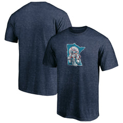 MLB Minnesota Twins Cooperstown Collection Throwback Logo Tri-Blend T-Shirt