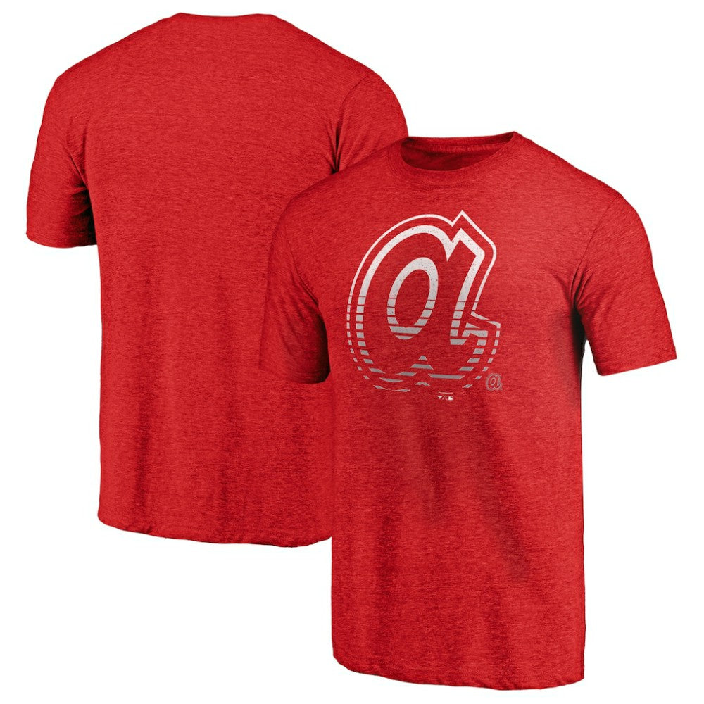 MLB Atlanta Braves Cooperstown Collection Logo Tri-Blend T-Shirt