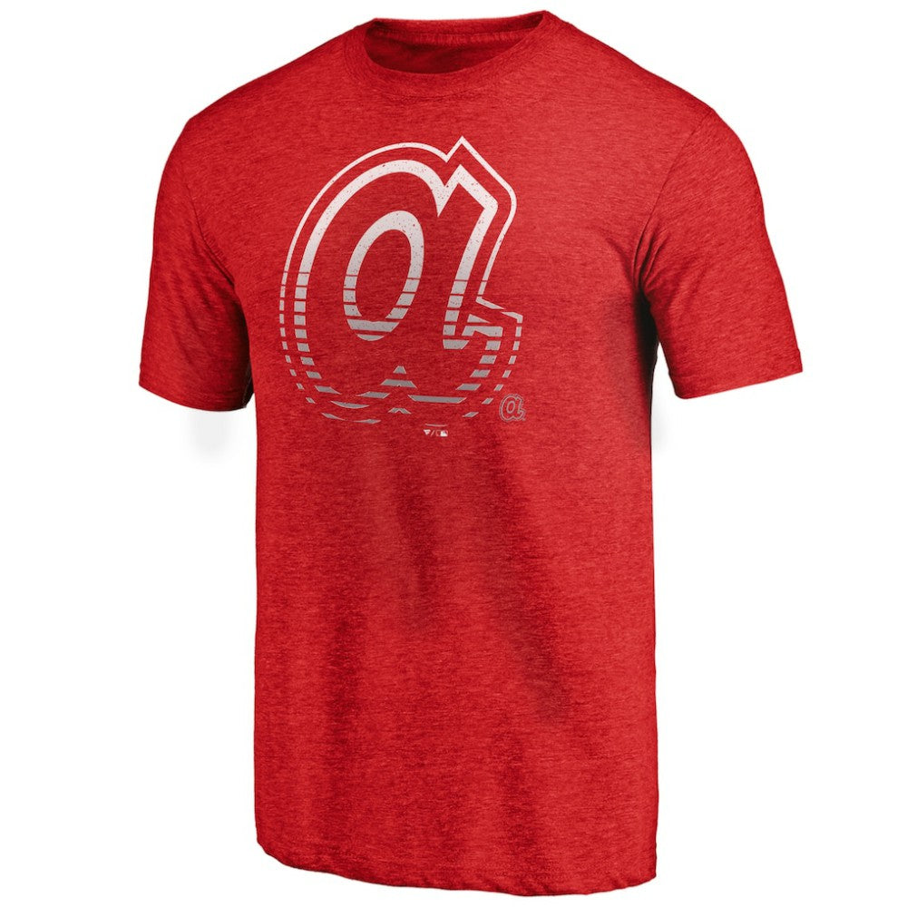 MLB Atlanta Braves Cooperstown Collection Logo Tri-Blend T-Shirt