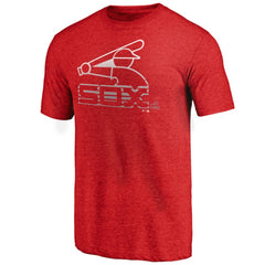 MLB Chicago White Sox Cooperstown Collection Logo Tri-Blend T-Shirt