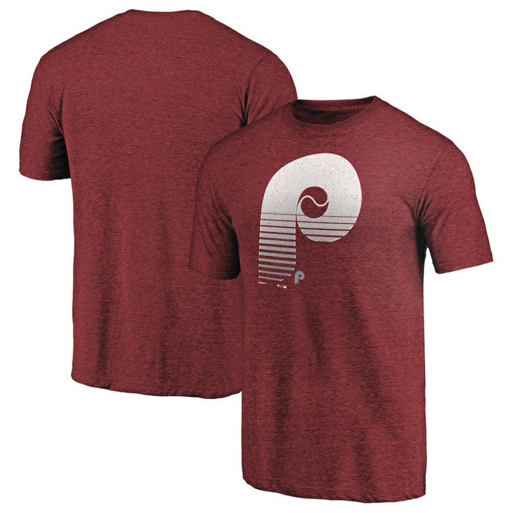 MLB Philadelphia Phillies Cooperstown Collection Logo Tri-Blend T-Shirt