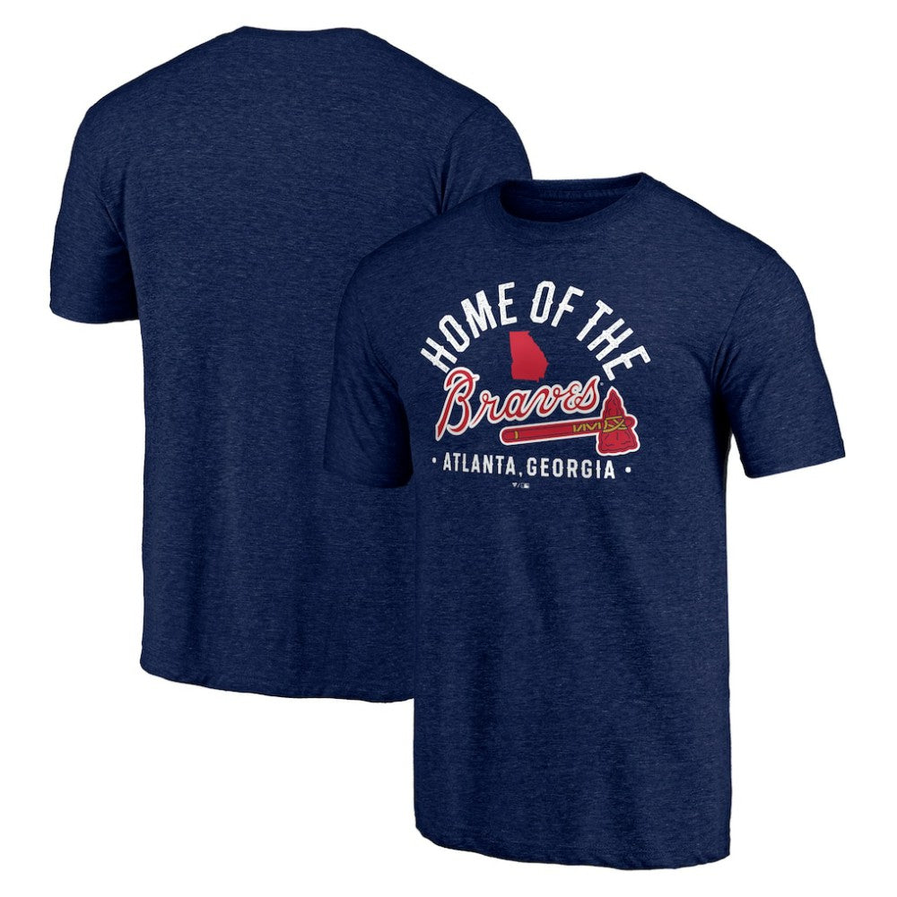 MLB Atlanta Braves Hometown Collection Home Of The Braves Tri-Blend T-Shirt