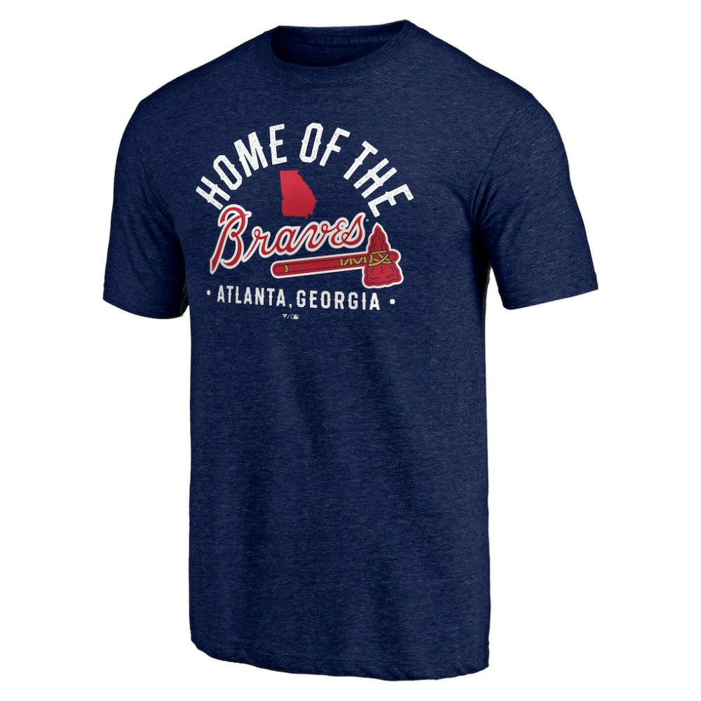MLB Atlanta Braves Hometown Collection Home Of The Braves Tri-Blend T-Shirt