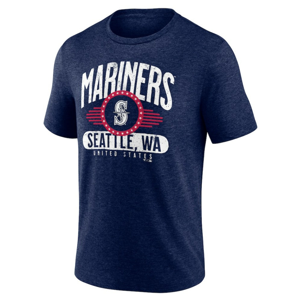 MLB Seattle Mariners Badge of Honor Tri-Blend T-Shirt