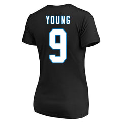 Bryce Young  Women's Plus Size Fair Catch Name & Number Scoop Neck T-Shirt - Carolina Panthers