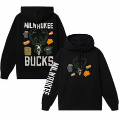 NBA Milwaukee Bucks NBA x MARKET Unisex Claymation Pullover Hoodie