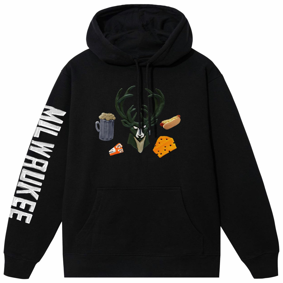 NBA Milwaukee Bucks NBA x MARKET Unisex Claymation Pullover Hoodie