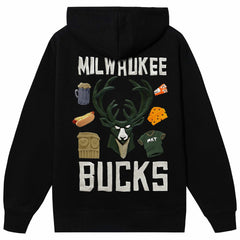 NBA Milwaukee Bucks NBA x MARKET Unisex Claymation Pullover Hoodie