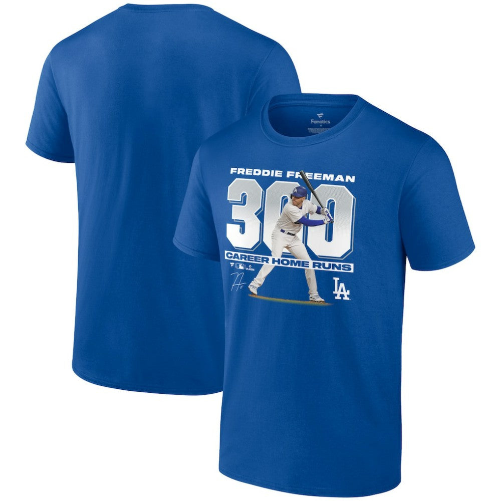 MLB Freddie Freeman Los Angeles Dodgers Fanatics 300 Career Home Runs T-Shirt