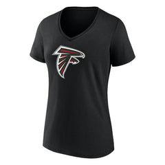 Bijan Robinson  Women's Icon Name & Number V-Neck T-Shirt - Atlanta Falcons