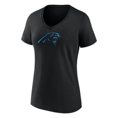 Bryce Young  Women's Icon Name & Number V-Neck T-Shirt - Carolina Panthers