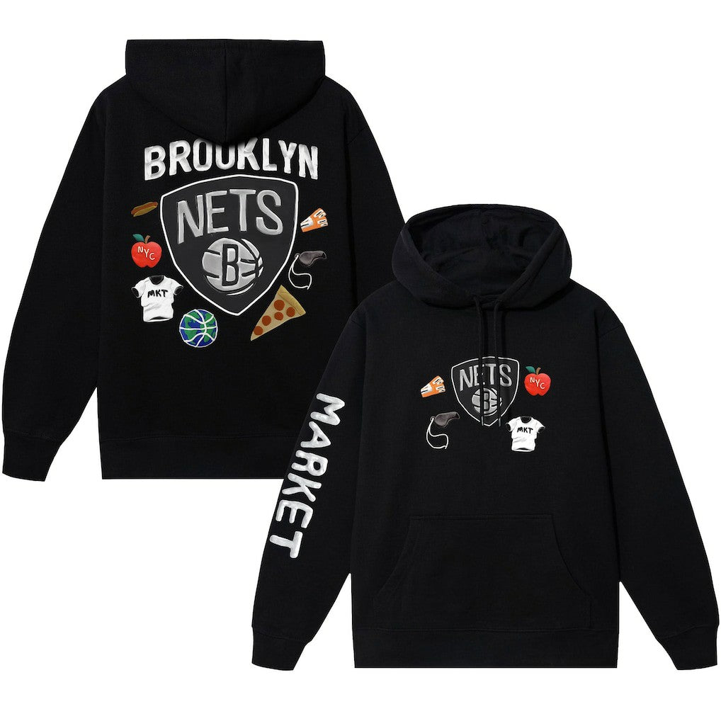 NBA Brooklyn Nets NBA x MARKET Unisex Claymation Pullover Hoodie