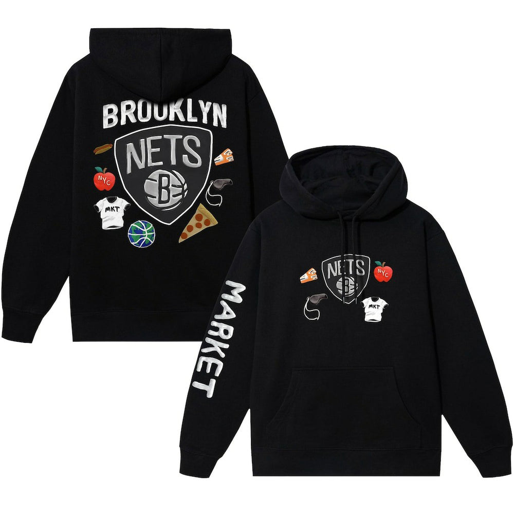 NBA Brooklyn Nets NBA x MARKET Unisex Claymation Pullover Hoodie