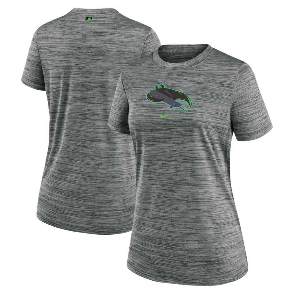 MLB Tampa Bay Rays Nike Women's 2024 City Connect Authentic Collection Velocity Performance T-Shirt