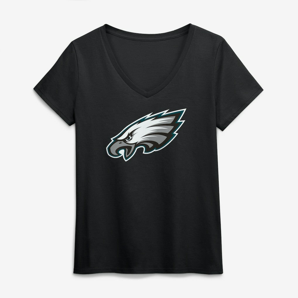 Logo Athletic Women's Primary Logo V-Neck T-Shirt - Philadelphia Eagles