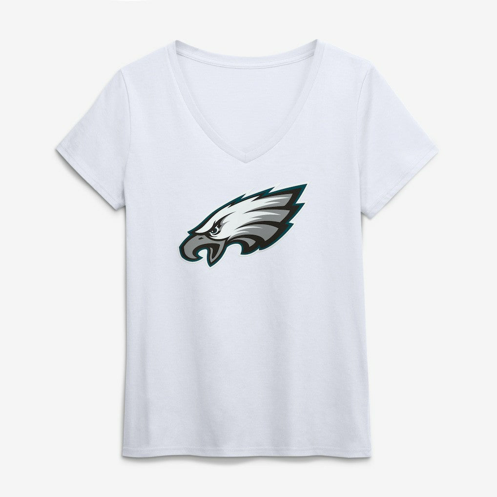 Logo Athletic Women's Primary Logo V-Neck T-Shirt - Philadelphia Eagles