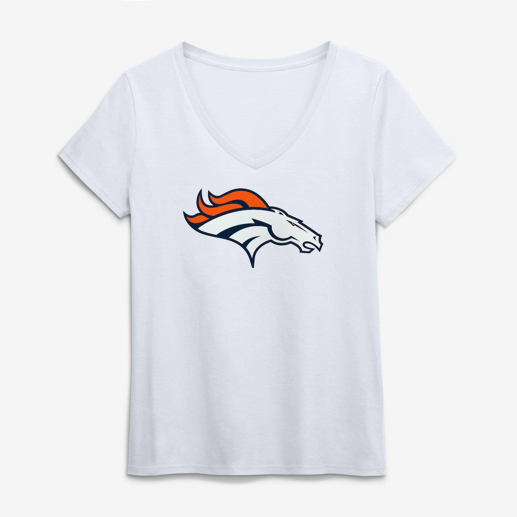 Logo Athletic Women's Primary Logo V-Neck T-Shirt - Denver Broncos