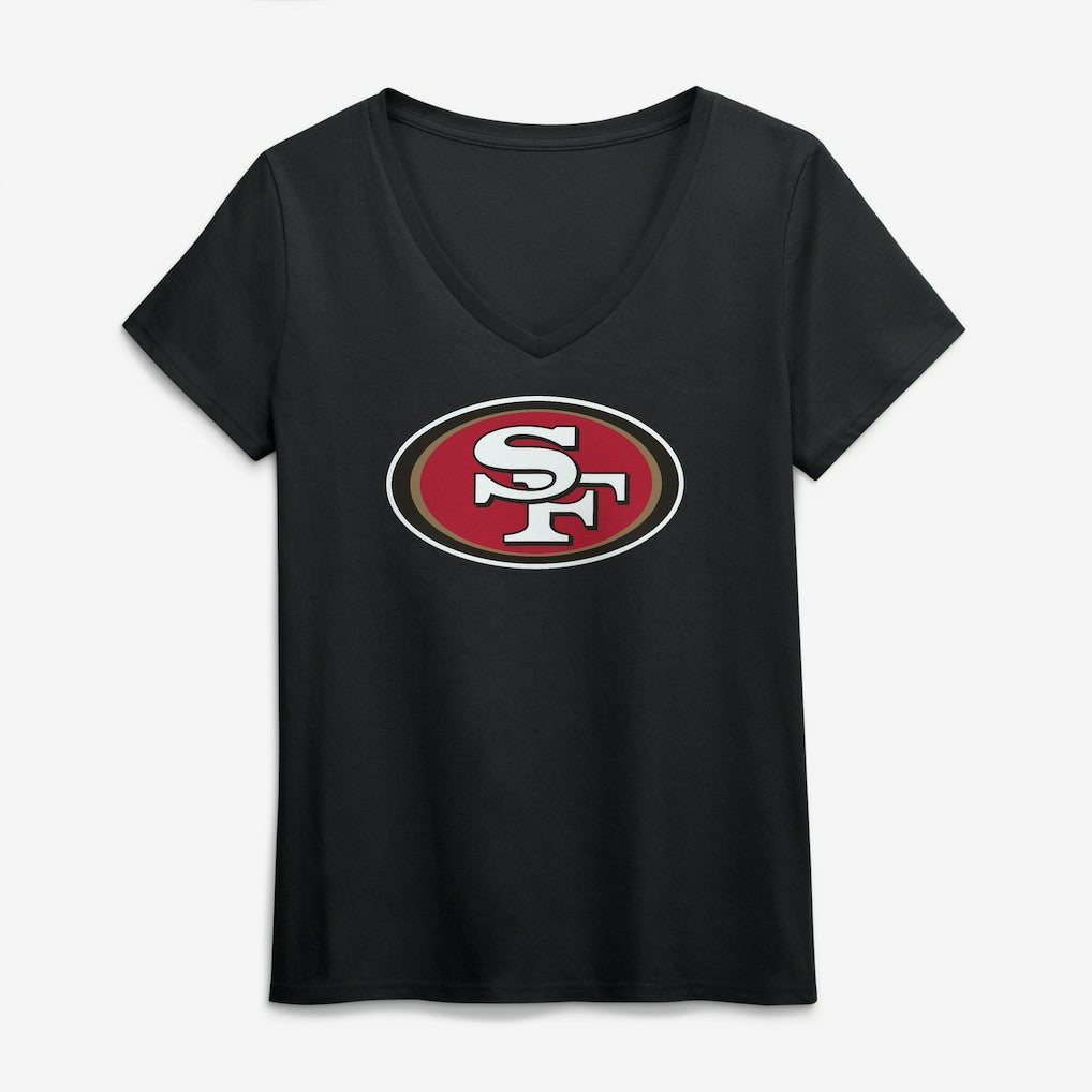 Logo Athletic Women's Primary Logo V-Neck T-Shirt - San Francisco 49ers