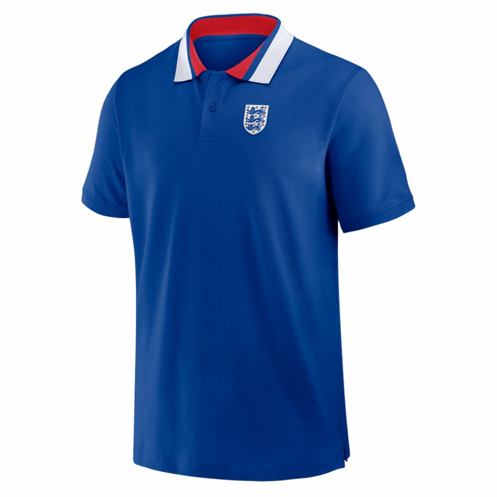 England National Team Crest Polo - Fanatics Blue
