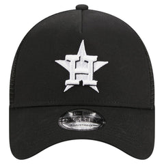 MLB Houston Astros New Era A-Frame 9FORTY Trucker Adjustable Hat