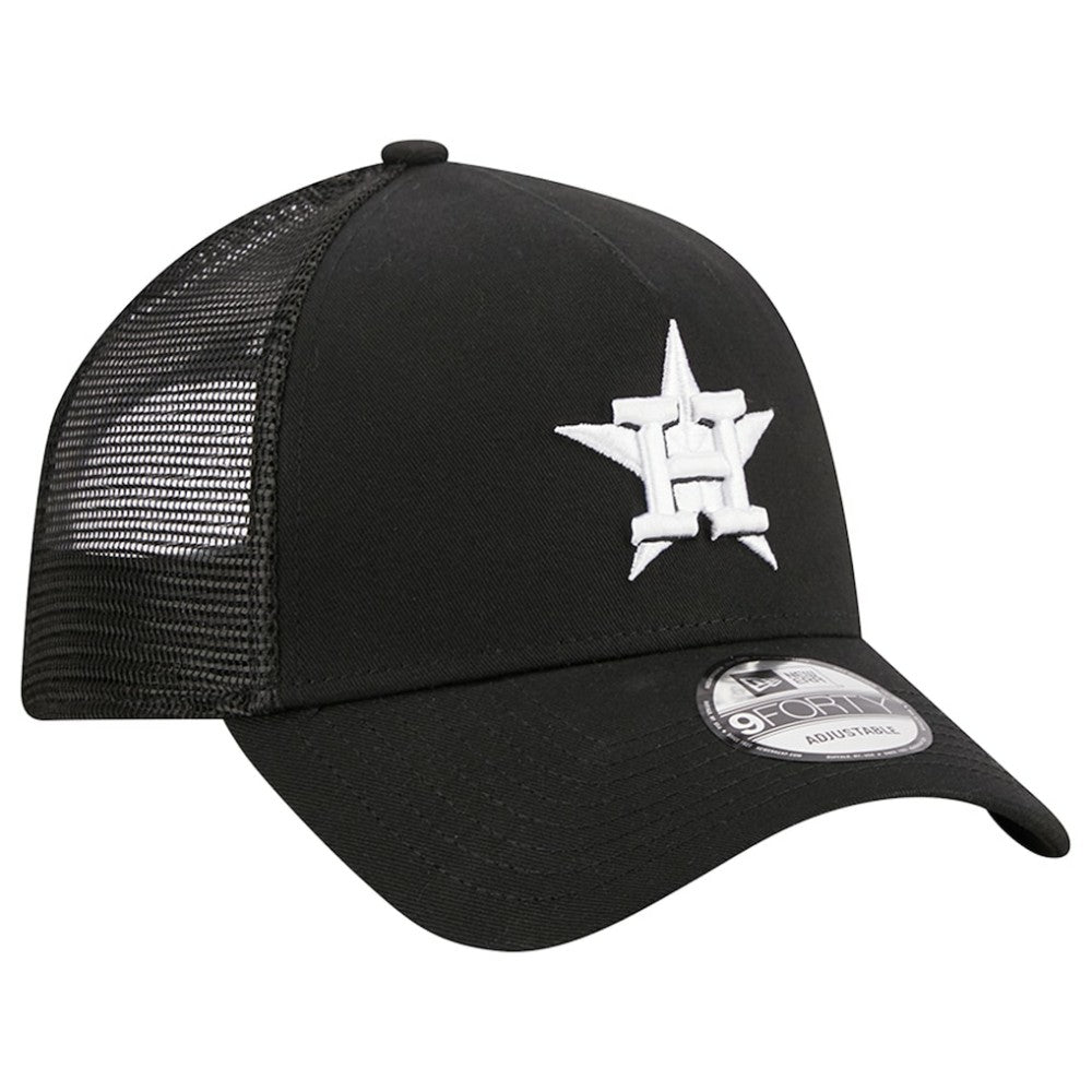 MLB Houston Astros New Era A-Frame 9FORTY Trucker Adjustable Hat