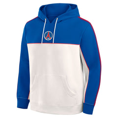 Paris Saint-Germain Retro Overhead Tri-Blend Hoodie - Fanatics Royal/White