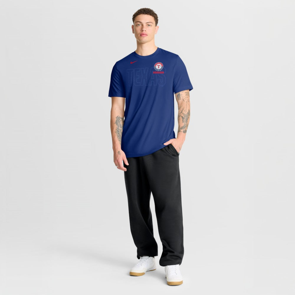 MLB Texas Rangers Nike Knockout Team Legend Dri-FIT T-Shirt