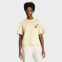MLB Los Angeles Dodgers Nike Women's City Connect Pocket Boxy T-Shirt