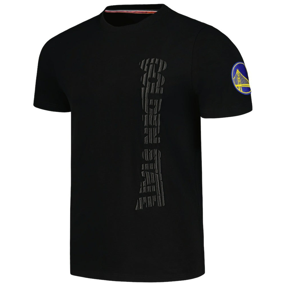 NBA Golden State Warriors FISLL 3D Puff Print Sliced Logo T-Shirt sale