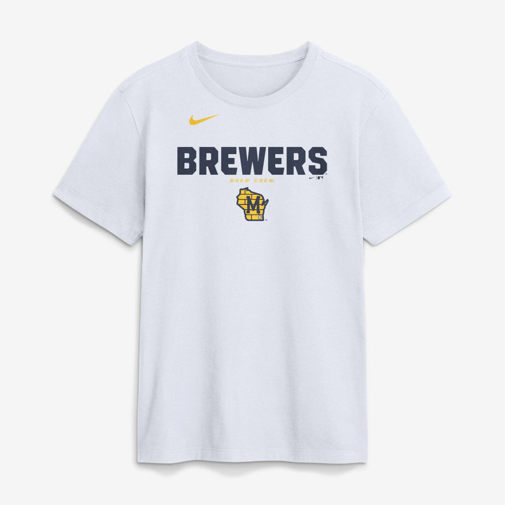 MLB Milwaukee Brewers Nike Bold Team Name T-Shirt
