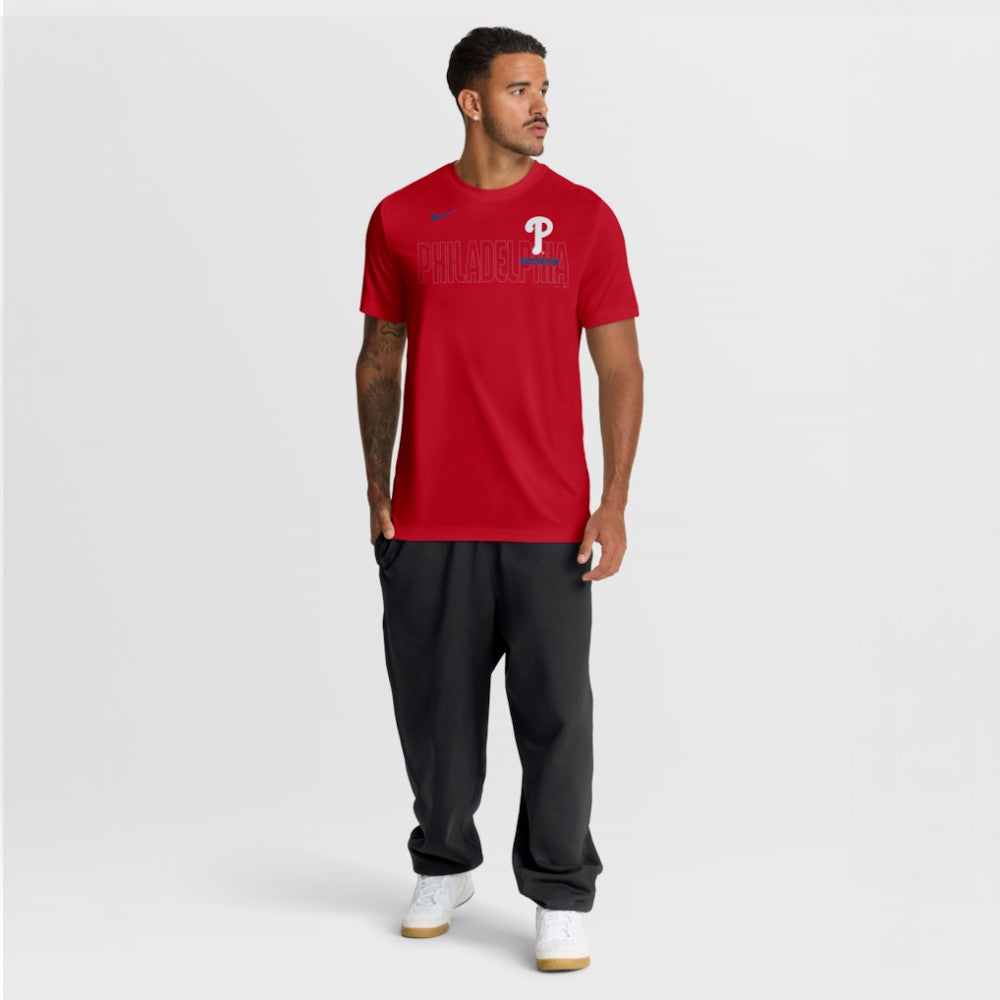 MLB Philadelphia Phillies Nike Knockout Team Legend Dri-FIT T-Shirt