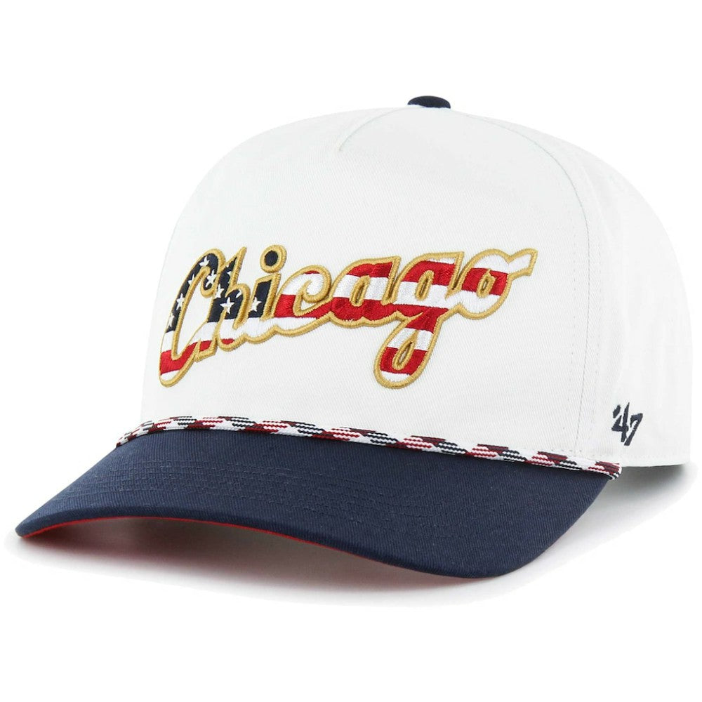 MLB Chicago White Sox '47 Flag Script Hitch Snapback Hat