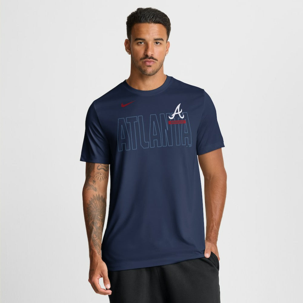 MLB Atlanta Braves Nike Knockout Team Legend Dri-FIT T-Shirt