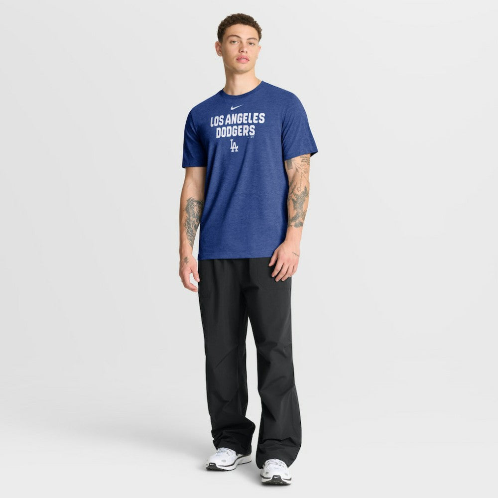 MLB Los Angeles Dodgers Nike Stacked Tri-Blend T-Shirt