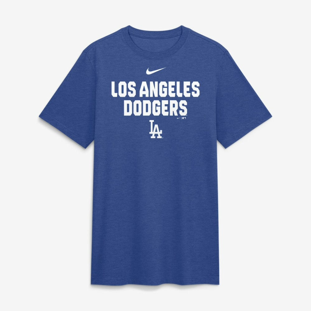 MLB Los Angeles Dodgers Nike Stacked Tri-Blend T-Shirt