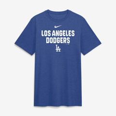 MLB Los Angeles Dodgers Nike Stacked Tri-Blend T-Shirt