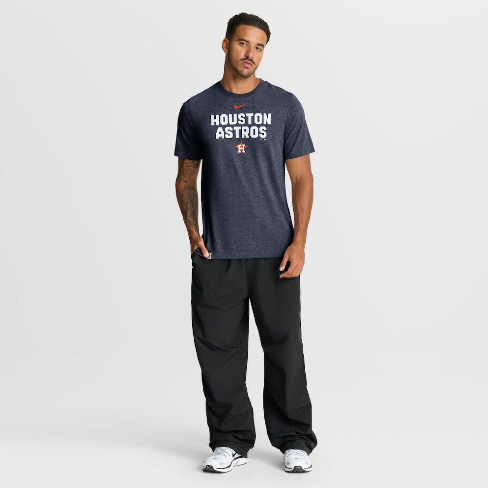 MLB Houston Astros Nike Stacked Tri-Blend T-Shirt