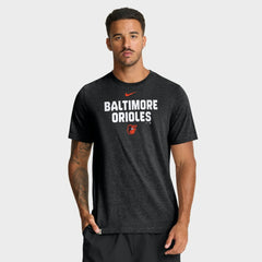 MLB Baltimore Orioles Nike Stacked Tri-Blend T-Shirt