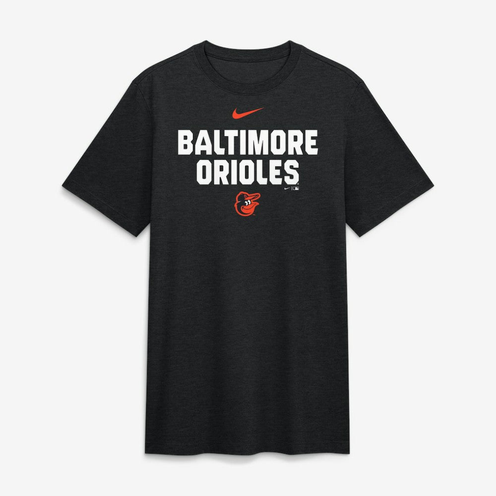 MLB Baltimore Orioles Nike Stacked Tri-Blend T-Shirt