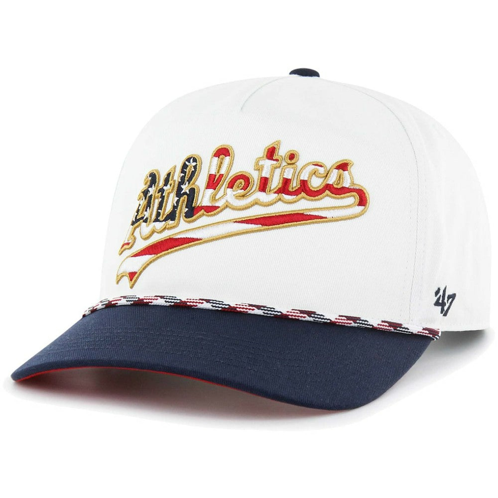MLB Athletics '47 Flag Script Hitch Snapback Hat