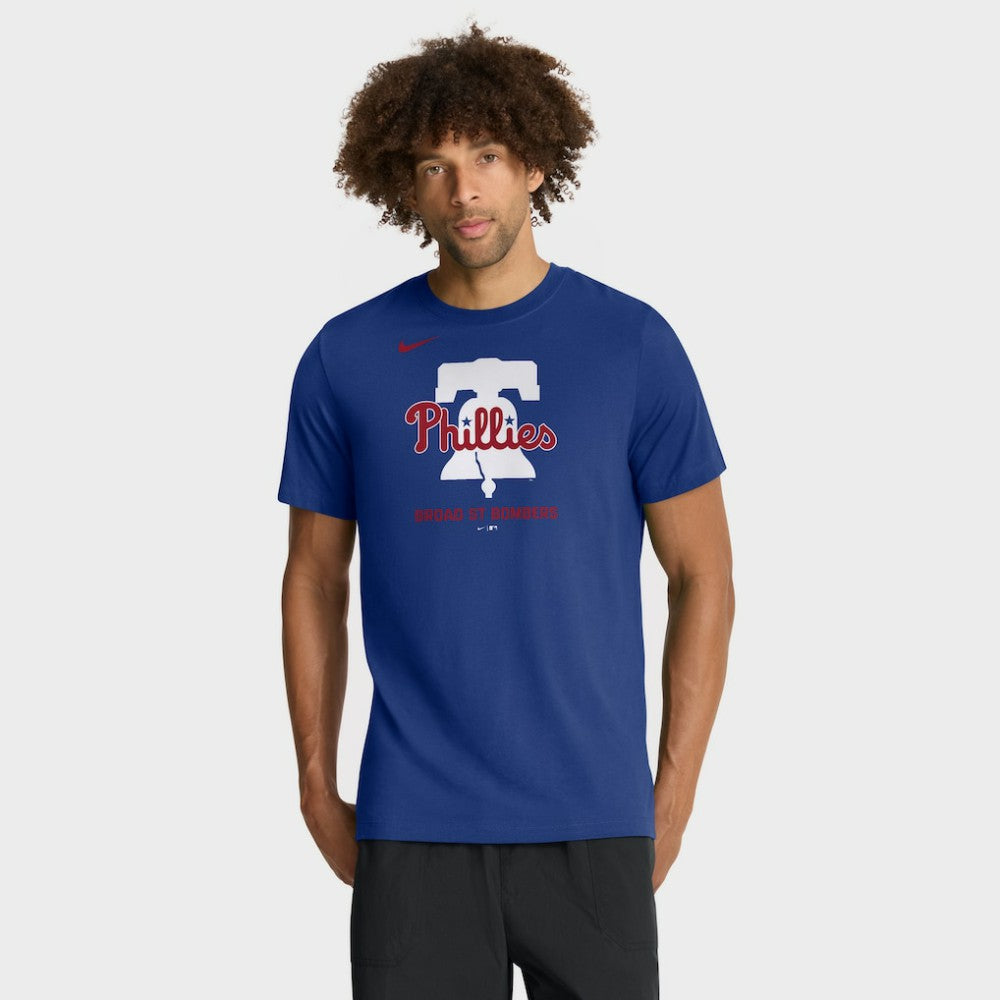 MLB Philadelphia Phillies Nike Tri-Blend Logo T-Shirt