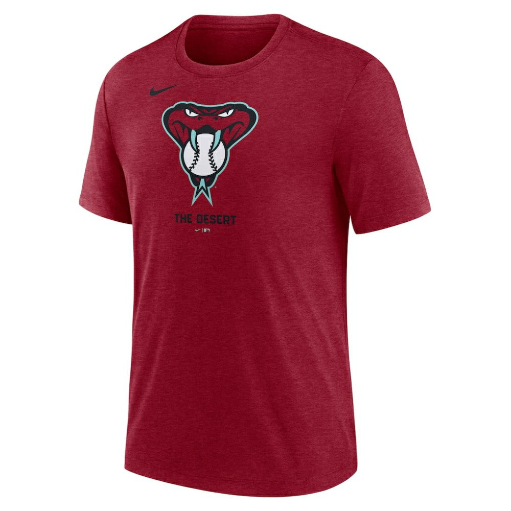 MLB Arizona Diamondbacks Nike Tri-Blend Logo T-Shirt
