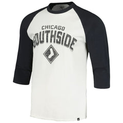 MLB Chicago White Sox '47 City Connect Crescent Franklin Raglan 3/4-Sleeve T-Shirt