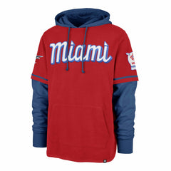 MLB Miami Marlins '47 City Connect Trifecta Shortstop Pullover Hoodie