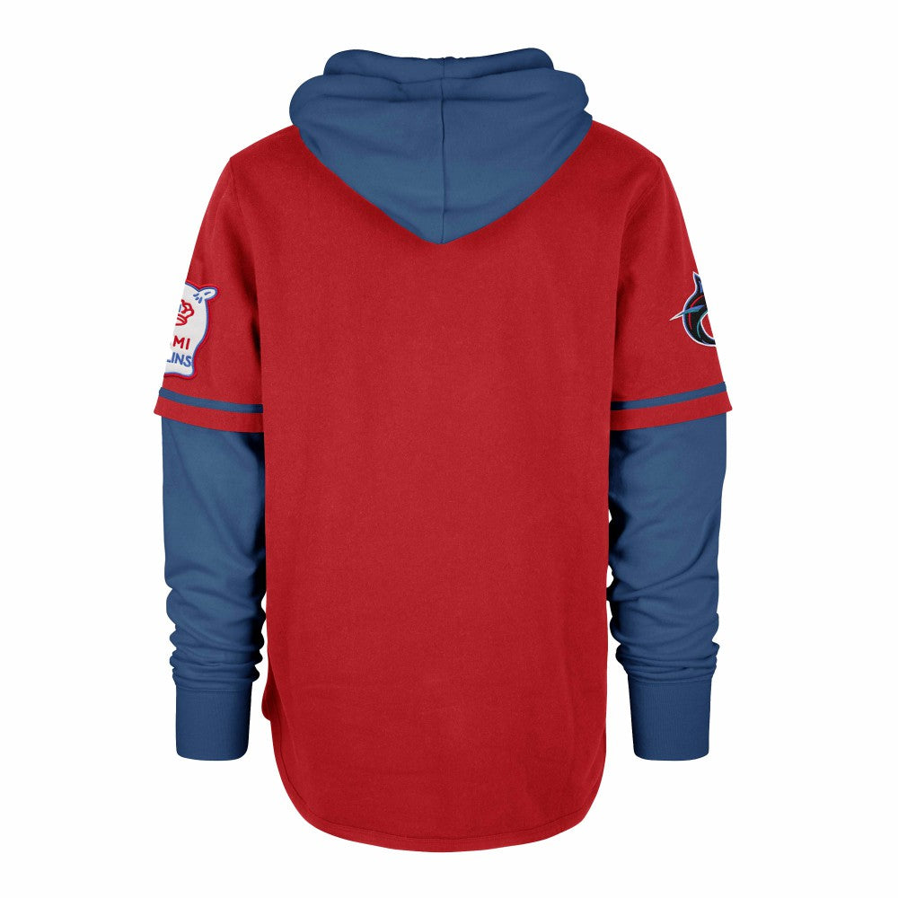 MLB Miami Marlins '47 City Connect Trifecta Shortstop Pullover Hoodie