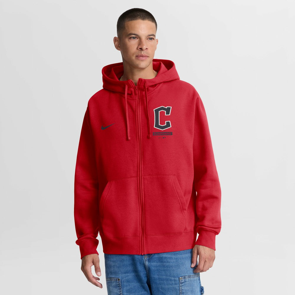 MLB Cleveland Guardians Nike Primetime Lockup Full-Zip Hoodie