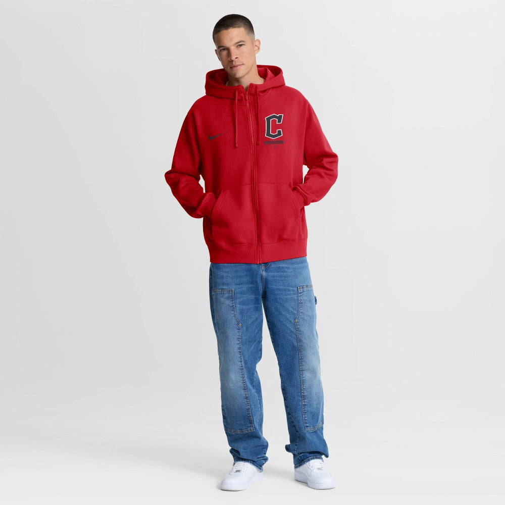 MLB Cleveland Guardians Nike Primetime Lockup Full-Zip Hoodie