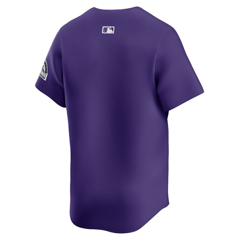 MLB Colorado Rockies Nike Alternate Limited Jersey – Purple