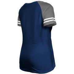 Women's Raglan Lace-Up T-Shirt - Dallas Cowboys