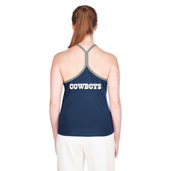 Women's Ribbed Racerback Tank Top - Dallas Cowboys
